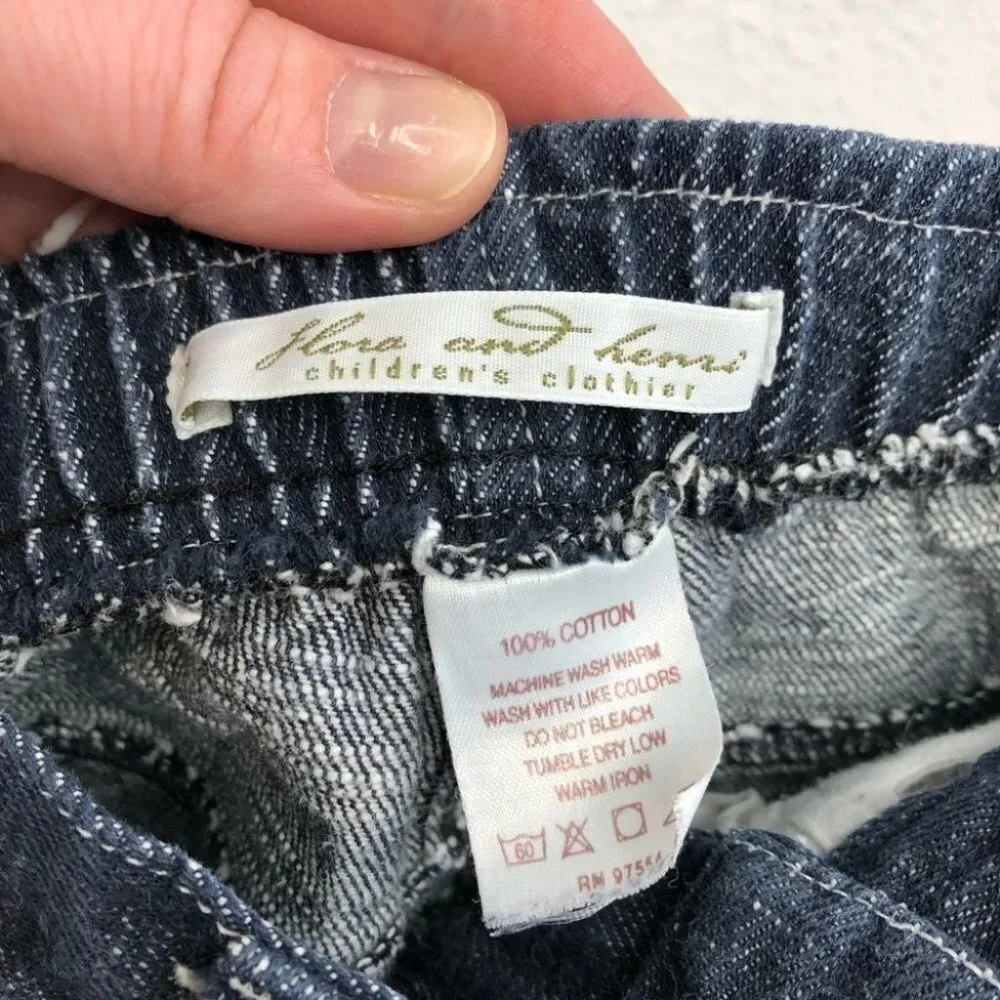 Flora and Henri‎ jeans straight leg dark wash size 3 years
